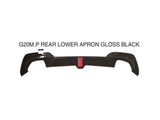 Rear spoiler with led gloss black for BMW 3 Series G20 MP GS380 320i 325i 2020-2021