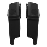 Motorcycle 5" Extended Saddlebags 5"x7" Speakers Cutout For Harley Touring Road King Glide 2014-2024