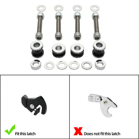 Sissy Bar Docking Hardware Kit Fit For Harley Fat Boy FLSTF FLSTFBS FLSTFB Softail Deluxe FLSTN 2008-2017