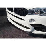 Carbon Fiber/FRP Front Lip Spoiler For BMW X5M F85 X6M F86 2015 -2018 V Style Forged Carbon Head Bumper Chin Car Styling