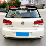 For VW Golf MK6 GTI Golf 6 R20  TDI TSI R-Line Rear Spoiler Wings AK Style Rear Trunk Roof Lip Spoiler Splitter Body Kit