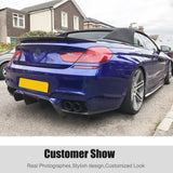 Carbon Fiber Rear Trunk Spoiler 6 Series F12 Convertible 2013-2018