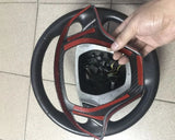 Fits Corvette C7 Steering Wheel Cover Dry Carbon Fiber