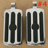 Motorcycle 32mm 1.25" Long Angled Highway Engine Guards Foot Pegs Mounts For Harley touring dyna Electra Road Sport Super Glide