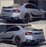 Carbon Fiber Rear Trunk Spoiler for BMW 2 Series G87 M2 / G42 M240i Coupe 2020-2022 Dry Carbon Fiber Rear Trunk Spoiler Wing Lip