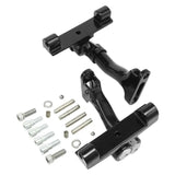 Motorcycle Adjustable Passenger Footboard Mount Kit For Harley Street Glide FLHX 2006-2020