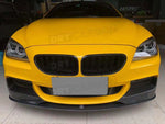 Front Bumper Lip Spoiler Splitters for BMW F06 F12 F13 M Sport 2012 - 2016 Carbon Fiber Bumper Chin Guard