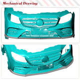 Car Front Bumper Lip Spoiler For Mercedes Benz W213 E300 E400 E350 Sport 2016-2020 Front Bumper Lip Chin Carbon Fiber Body Kits
