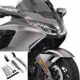 Motorcycle Front Upper Cowl Light Lamp Lens Decoration For Honda Goldwing GL1800 2018 2019 2020