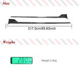 Carbon Fiber Car Side Skirts Extenion Lips Aprons for Tesla Model S Plaid  Sedan 2021-2023 Car Side Extension Lip Spoiler Lip