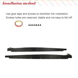 Side Skirts Extension Lips Aprons for Audi S5 B9.5 Sedan 2020-2023 Car Bodykit Bumper Dry Carbon Fiber Side Skirt Extension