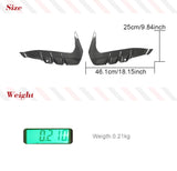 Real Carbon Fiber Car Side Air Vent  Fender Trim Cover For Subaru BRZ Toyota GR 86 2022 2023 Car Side Vent Trim Flaps Fins Apron