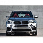 Front Bumper Lip Cover for BMW F85 X5M F86 X6M 2015 2016 2017 2018 Front Chin Spoiler ABS Gloss Black 3Pcs/set