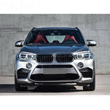 Front Bumper Lip Cover for BMW F85 X5M F86 X6M 2015 2016 2017 2018 Front Chin Spoiler ABS Gloss Black 3Pcs/set