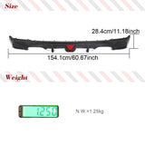 Carbon Fiber /FRP Car Rear Bumper Lip Diffuser for BMW F22 F23 M Sport Coupe Convertible 2013-2017 M235i M240i Rear Diffuser Lip