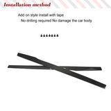 Carbon Fiber Side Skirts Fits for Alfa Romeo Giulia Base Sport Sedan 2015-2020 Under Door Rocker Panels Valance Extension Lip