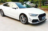 A7 Carbon Fiber Fibre Side Skirts Body Kits Fit For Audi A7 2019 2020 2021 2022 2024 Bodykit