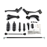 Motorcycle Forward Controls Complete Kit with Pegs Levers Linkages For Harley Sportster 883 1200 XL Iron 2004-2013 Black chrome