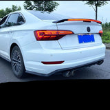 Tail Wing with light for Volkswagen vw Sagitar Jetta 2019-2021 Modified stream Rear Spoiler Body Kit Car Accessories