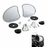 Motorcycle 10mm Tapered Fairing Mount Mirrors For Harley Touring Electra Street Tri Glide Ultra Limited FLHT FLHX 2014-2022