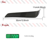 Real Carbon Fiber Rear Bumper Splitters Car Kits Car Rear Bumper Canard Fender Trim For Tesla Model X 2016 - 2022 Sport Utility