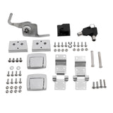 Motorcycle Pack Trunk Latches Hinges Lock Kit For Harley Tour Pak Road King Glide 1988-2013