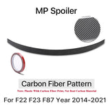 MP M4 PSM Style Rear Bumper Spoiler Lip for BMW 2 Series F22 F23 F87 2014-2021 Roof Trunk Wing Tail Top Wing Rear Wing