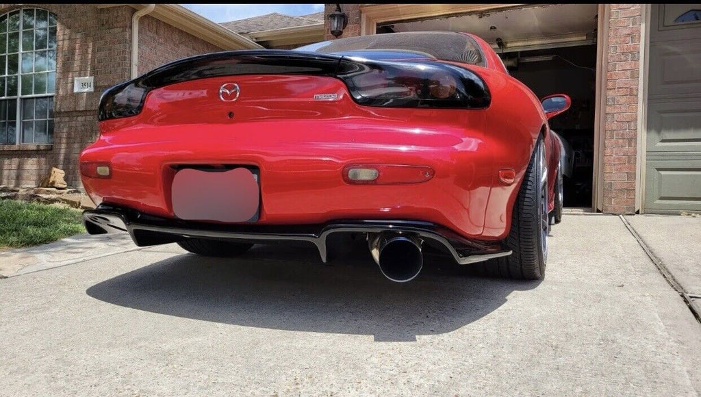 DAMD Style Flat Bottom Fiberglass Rear Diffuser For 1993-2002 Mazda RX ...