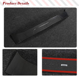 Carbon Fiber Rear Roof Spoiler Fits For Kia Stinger 2018-2023 Rear Boot Spoiler Roof Window Spoiler Top Wing Body Kits FRP Black