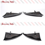 Carbon Fiber Car Front Bumper Lip Splitters Aprons Flaps For BMW 1 Series E87 M Tech M Sport Bumper 2007-2011 Racing Spoiler