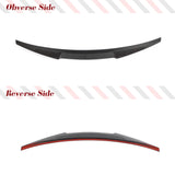 Real Carbon Fiber Rear Car Trunk Spoiler Wing For 2008-2017 Audi S5 B8/B8.5 Coupe Car Racing Boot Wing Lip