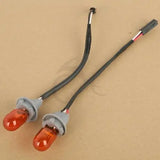 2PCS Front Turn Signal Lights Bulbs For Honda Goldwing GL1800 2006-2011 Orange