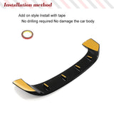 Car Rear Roof Racing Trunk Spoiler Wing For Mercedes-Benz  W167 GLE350 GLE450 GLE63 2020-2024 ABS Black  Rear Spoiler Wing Lip