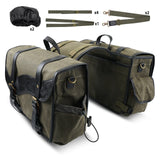 Motorcycle Saddlebags for Harley Davidson Sportster 1200 Honda Suzuki Yamaha Kawasaki 1 Pair 30L Waterproof Motorbike Side Bags