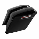 Motorcycle 5" Stretched Saddlebags 6" x 9"Speaker Cutout For Harley CVO Touring Glide 2014-2022