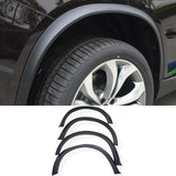 Car Side  PP Wheel Arch Fender Flares For BMW E70 X5 SUV 4 Door 2007 - 2013 Car Side Wheel Arch Fender Flares Mudflap Trims