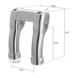 4" Handlebar Riser 1" Top Clamp Fit For Harley Softail Standard Street Bob Breakout 18-23