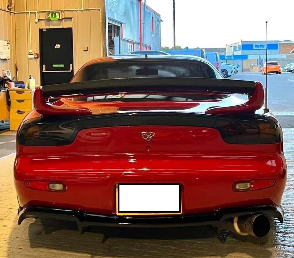 DAMD Style Flat Bottom Fiberglass Rear Diffuser For 1993-2002 Mazda RX ...