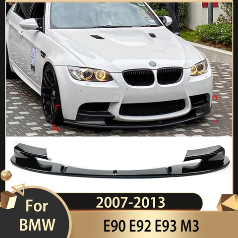 For BMW E90 E92 E93 M3 2007 2008 2009 2010 2012 2013 Car Front Bumper Lip Splitter Spoiler Diffuser Blade Guard Flap Body Kit
