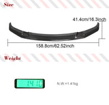 Car Front Bumper Lip Spoiler Splitters for BMW F87 M2 Competition M2C 2017 - 2020 Carbon Fiber Front Lip Guard Chin Spoiler