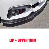 Carbon Fiber Front Bumper Chin Lip for BMW F32 F33 F36 420 428 435 440 with M Package 14-19