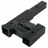 4000 LB Dual 2" Trailer Hitch Receiver Rise-Drop Adapter Extender Extension Tow