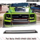 For Mercedes-Benz G Class W463 W464 G63 AMG Real Carbon Fiber Car Air Inlets Vent Front Air Scoop Front Vent Cover Body Kits