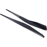 For Chevy corvette C8 Z06 2021-2023 Carbon Fiber/Glossy black Car Side Skirts Parts Upgrade Body kit Spoiler Diffuser Splitters