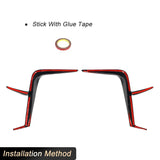 Carbon Fiber Front Bumper Canards Splitters For Toyota GR86 2022 2023 Car Front Lip Splitters Flap Canards Apron