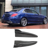 Carbon Fiber / FRP Rear Bumper Diffuser For Mercedes-Benz C Class W205 C205 Sport C43 AMG Sedan Coupe 2015 - 2019 Rear Splitters
