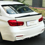 M3 M4 MP PSM Style Carbon Fiber Rear Trunk Lid Boot Ducktail Lip Spoiler Wings For BMW 3 Series F30 F35 320i 325i 330i Tuning