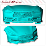 Carbon Fiber Car Front Bumper Lip Chin Spoiler Splitters For Infiniti Q60 Coupe 2016-2022 Car Front Body Kits Spoiler Valance