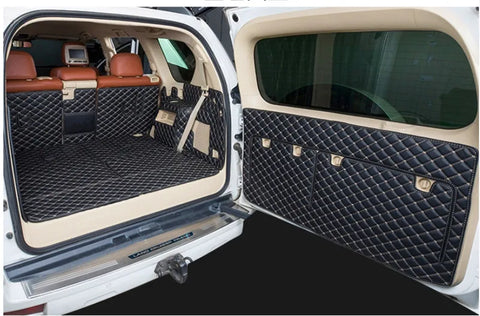 Full set car trunk mats for Lexus GX 460 7 seats 2023-2010 durable cargo liner boot carpets cover for GX460 2022