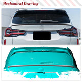 Real Carbon Fiber Rear Trunk Spoiler Wing For BMW X3 X3M IX3 F97 2018-2022 Car Rear Tail Trunk Boot Lid Wing Spoiler